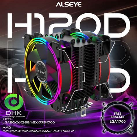 Jual FAN PROCESSOR GAMING ALSEYE HALO H120D UNIVERSAL PLATFORM - CPU ...