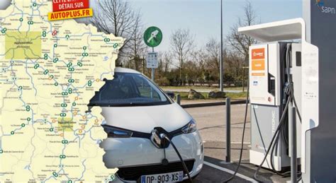 La 1ère carte des bornes électriques sur autoroute