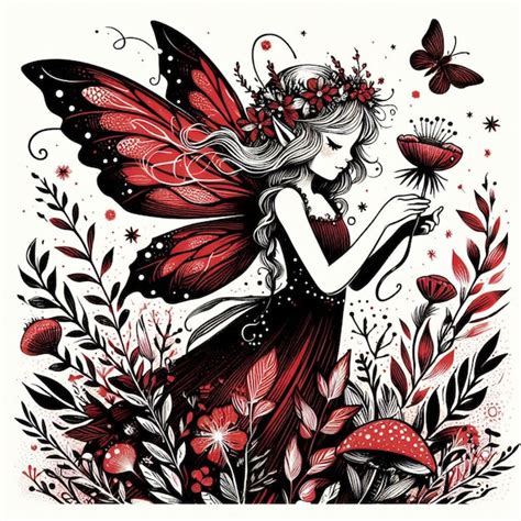 Premium Vector Fairy Vector Illustration