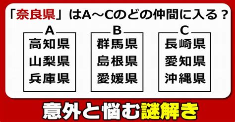 【謎解き】固まった脳をほぐす知能向上脳トレ！5問 ネタファクト