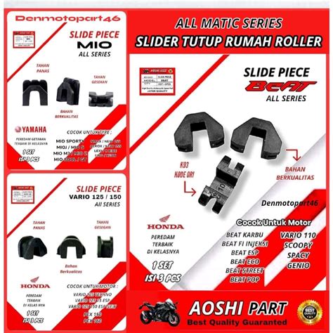 Jual Slider Slide Piece Set Karet Tutup Rumah Roller Aoshi Honda