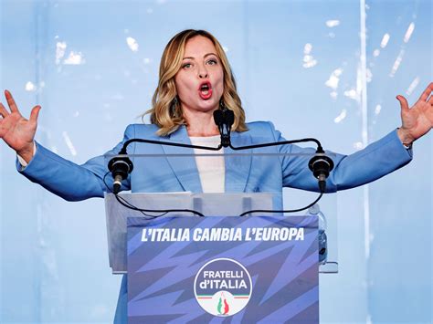 Giorgia Meloni la primera ministra de Italia que se quedó sin fútbol