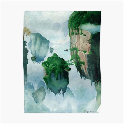 "Floating Islands (Avatar)" Poster for Sale by anhsart | Redbubble