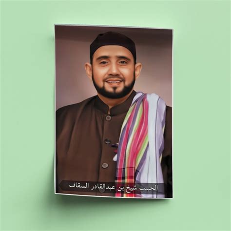 Jual Poster Al Habib Syekh Bin Abdul Qodir Assegaf Poster Ulama A