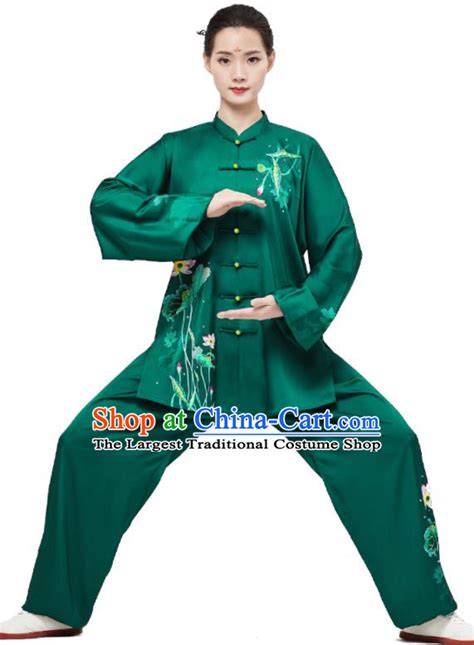 Traditional Taichi Uniform Woman Kung Fu Clothing Stagewushu Martial