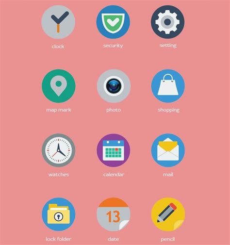 Roundup 23 Best Flat Icon Packs Whsr