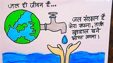 Water Pollution Poster In Hindi