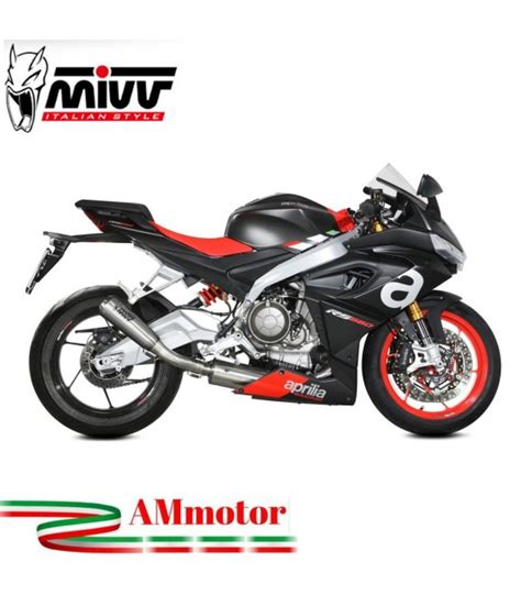 Scarico Completo Mivv Aprilia Rs Terminale X M Titanio Moto