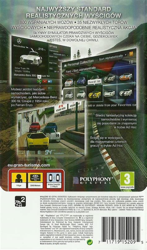 Gran Turismo The Real Driving Simulator Box Shot For PSP GameFAQs