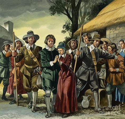 Puritans Painting By Ron Embleton Fine Art America