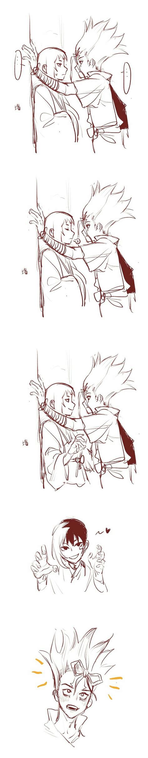 Senku X Asagiri By Saaak Novo Mundo Homossexual Anime