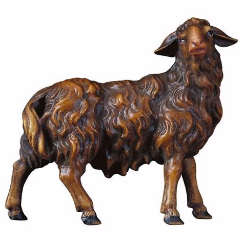 Black Sheep Looking To The Right Cm 23 9 1 Inch Hand Painted Ulrich