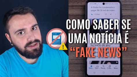 Aula Como Saber Se Uma Not Cia Fake News Youtube