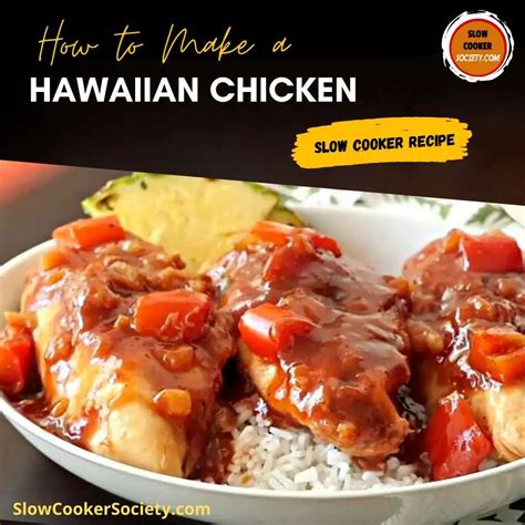 Slow Cooker Hawaiian Chicken With 5 Essential Ingredients