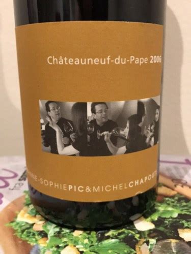 Anne Sophie Pic Et Michel Chapoutier Ch Teauneuf Du Pape Vivino Us