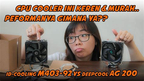 The Best Low Budget CPU Cooler ID COOLING M403 92 Tutorial Pasang Dan