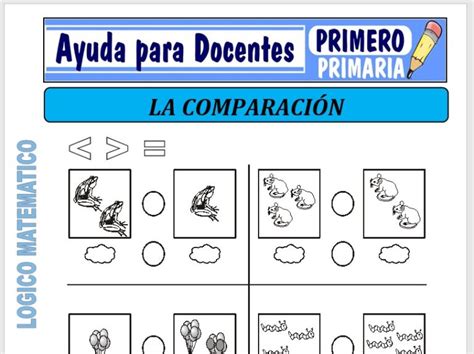 Lógico Matemático para Primero de Primaria Ayuda para Docentes