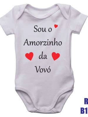 Body Sou O Amorzinho Da Vovo E Do Vovo Compre Produtos Personalizados