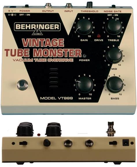 Behringer Vintage Tube Monster Vt This Is An Overdrive Pedal With