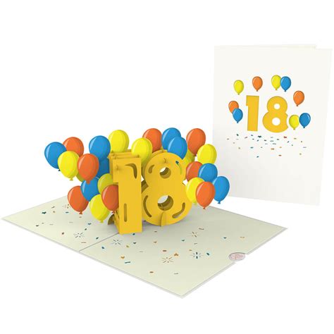 18th Birthday Pop Up Card Papercrush