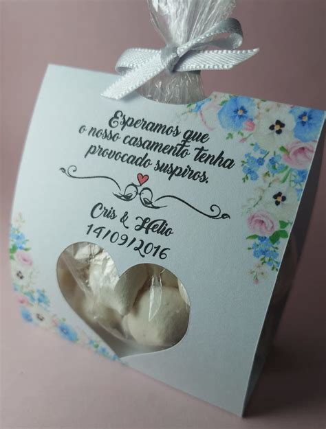 Lembrancinha Casamento Porta Mini Suspiros Azul Serenity Elo