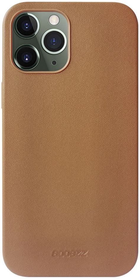 Accezz Leather Backcover Met MagSafe IPhone 12 Pro Max Bruin IPhone