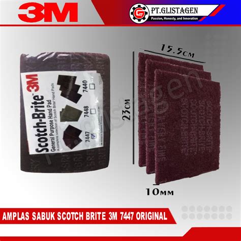 Jual Amplas Scotchbrite Scotch Brite Scouring Pad Amplas Sabuk