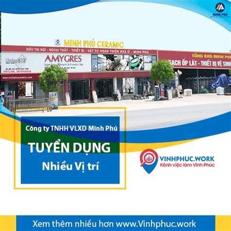 CÔNG TY TNHH VLXD MINH PHÚ TUYỂN DỤNG KẾ TOÁN NỘI BỘ NHÂN VIÊN THIẾT