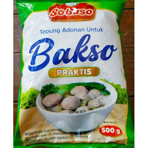 Jual Sobaso Tepung Adonan Untuk Bakso Gr Shopee Indonesia