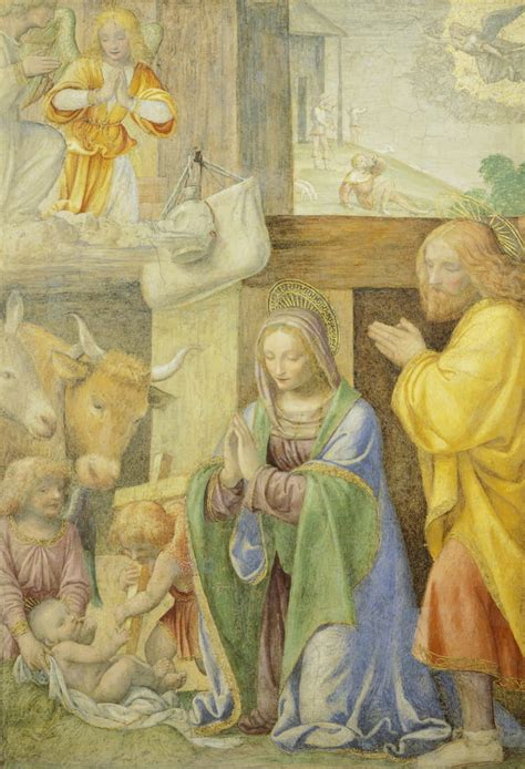 Annunciation Nativity And Adoration Of The Shepherds