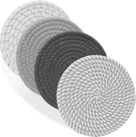 Amazon Billbotk Trivets For Hot Dishes Pieces Pot Holders For Kitchen Cotton Woven