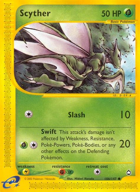 Scyther 106 Prices Pokemon Aquapolis Pokemon Cards