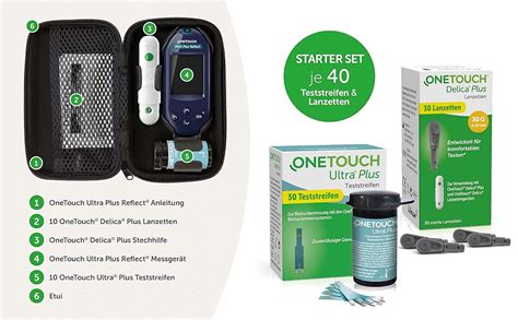 Onetouch Ultra Plus Reflect Startset Zur Behandlung Von Diabetes