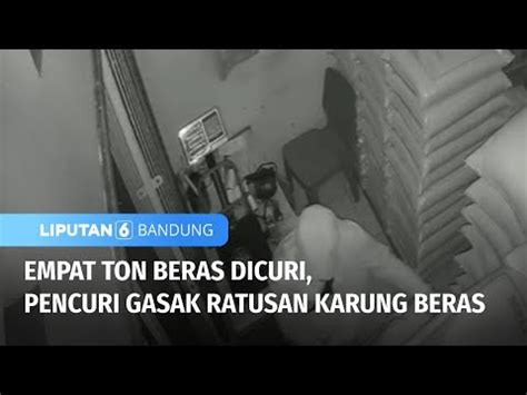 Empat Ton Beras Dicuri Pencuri Gasak Ratusan Karung Beras Liputan