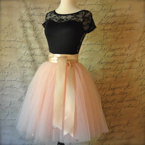 Blush Pink Tulle Skirt For Women By Tutuschicoriginals On Etsy