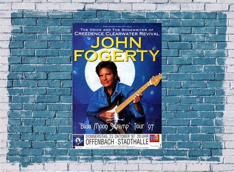 John Fogerty Blue Moon Swamp Frankfurt Konzertplakat