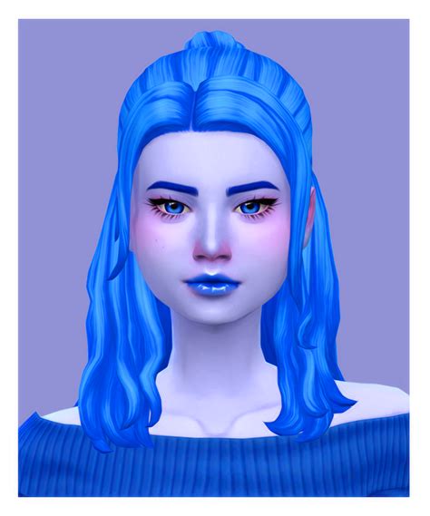 Addison Hair In Sorbets Remix Elderberries Remix Sims Hair Eye