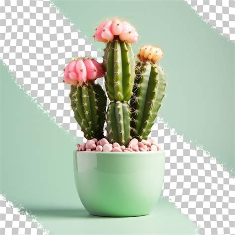 Fondo Transparente De Cactus En Maceta Archivo PSD Premium