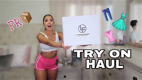 Live Fabulously Try On Haul Part Pr Unboxing Cute Trendy