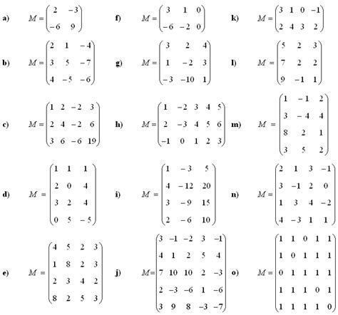 Math Exercises & Math Problems: Rank of a Matrix