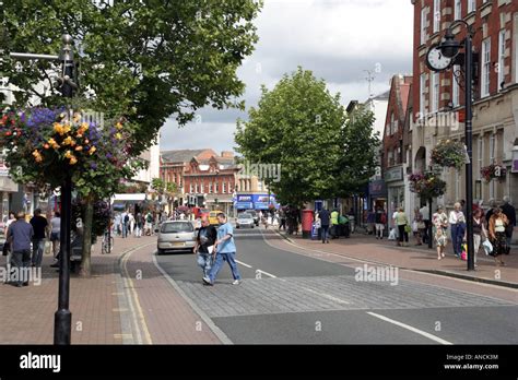 Taunton Town Centre High Street Somerset County Town England Uk Gb
