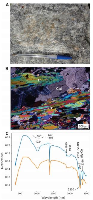 Scielo Brasil Spectral Characterization Of The Umbuzeiro Doce Skarn