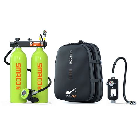 New Arrivals S700 Max Pre Order Smaco™ S700 Max 2l Double Scuba Tank