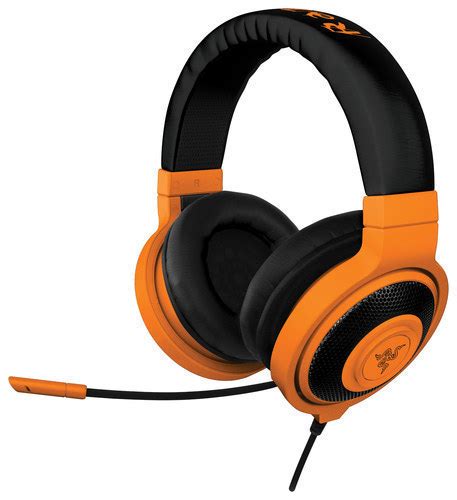 Best Buy: Razer Kraken PRO Over-the-Ear Gaming Headset Neon Orange ...