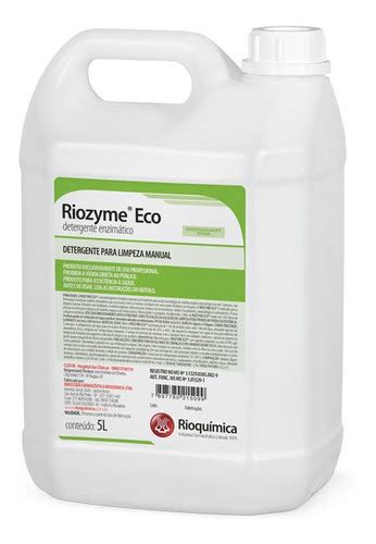 Detergente Enzim Tico Enzimas Riozyme Eco L Rioqu Mica