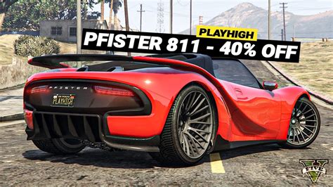 O SUPER MAIS RÁPIDO DO JOGO Tunando e Testando o Pfister 811 GTA 5