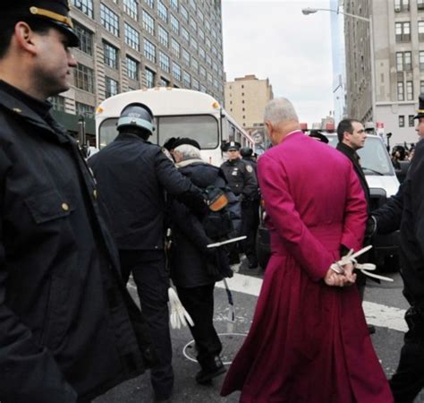 Bishop Arrested During Occupy New York Protest · Thejournalie