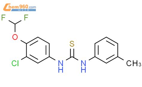 512825 56 8 1 3 Chloro 4 Difluoromethoxy Phenyl 3 M Tolyl ThioureaCAS