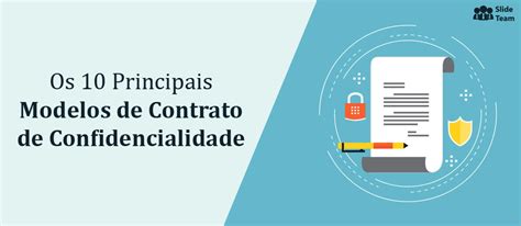 Modelos De Acordo De Confidencialidade Para Proteger Suas Ideias