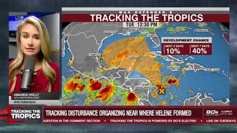 NHC Tracking Disturbance Near Where Helene Formed Tracking The